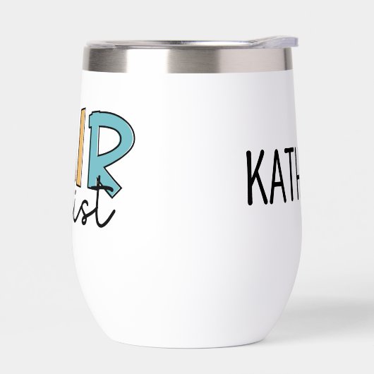 美容師パーソナライズされたレトロ美容師ギフト (左面)