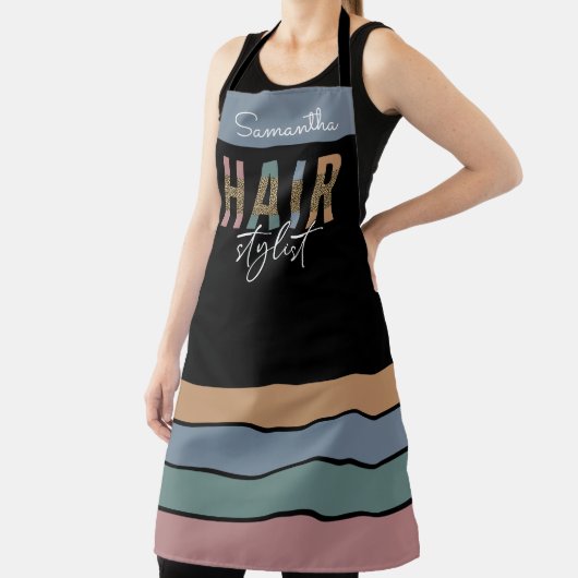 美容師パーソナライズされた美容師 エプロン (インサイチュ)
