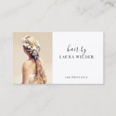 美容師フォト名刺 名刺 (正面)