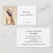 美容師フォト名刺 名刺 (正面/裏面)