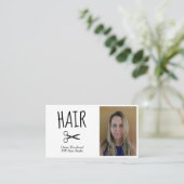 美容師フォト名刺 名刺 (スタンド正面)