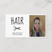 美容師フォト名刺 名刺 (正面)