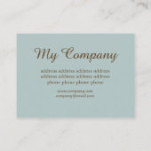 美容師フラワーズ美しいCC0644名刺 名刺 (裏面)