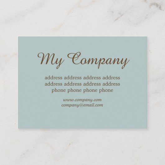 美容師フラワーズ美しいCC0644名刺 名刺 (裏面)