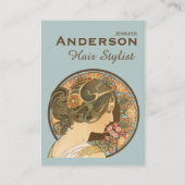 美容師フラワーズ美しいCC0644名刺 名刺 (正面)