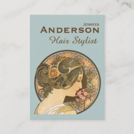 美容師フラワーズ美しいCC0644名刺 名刺