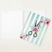 美容師フローラ金ゴールドシザー&美しいサロン プランナー手帳 (ディスプレー)