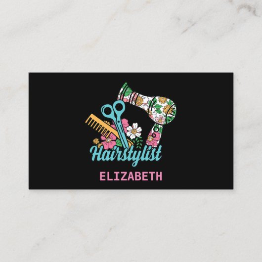 美容師フローラ 名刺 (正面)