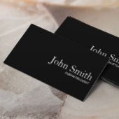 美容師ブラックQRコードメイクアップアーティスト 名刺