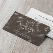 美容師プロフェッショナルカーリーヘアの背景 予約カード