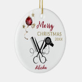 美容師プロフェッショナルサロンセラミックオーナメント セラミックオーナメント (右)