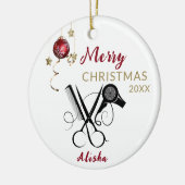 美容師プロフェッショナルサロンセラミックオーナメント セラミックオーナメント (左)