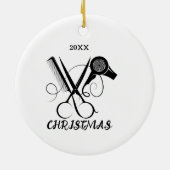 美容師プロフェッショナルサロンセラミックオーナメント セラミックオーナメント (裏面)