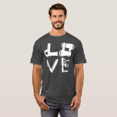 美容師ヘアカット理容師 Tシャツ (正面フル)