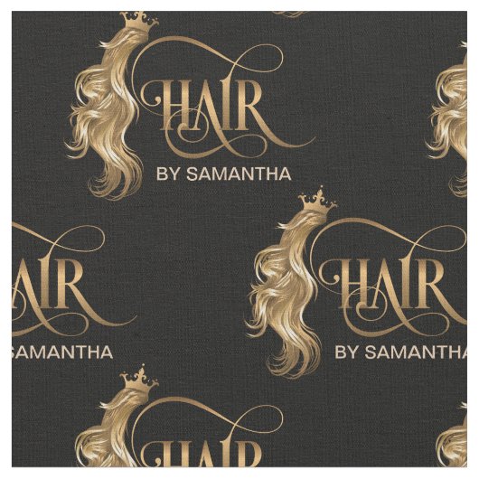 美容師ヘアスタイリストのヘアウィッグのはさみ ファブリック (クローズアップ)