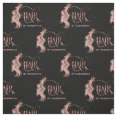 美容師ヘアスタイリストの髪の毛のウィッグのハサミrosegld ファブリック (見本)