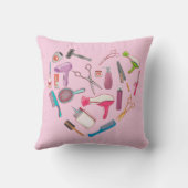 美容師ヘアスタイリストツールハート クッション (裏面)