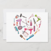 美容師ヘアスタイリストツールハート シーズンカード (正面)