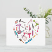 美容師ヘアスタイリストツールハート シーズンカード (スタンド正面)