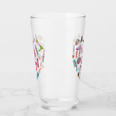 美容師ヘアスタイリストツールハート タンブラーグラス (左)