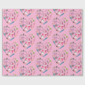 美容師ヘアスタイリストツールハート ラッピングペーパー (フラット)