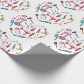 美容師ヘアスタイリストツールハート ラッピングペーパー (角)