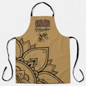 美容師ヘアスタイリスト美しいサロンエプロン エプロン (正面)