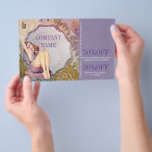 美容師ヘアメイクアーティストスパサロン チラシ (ハンドル)