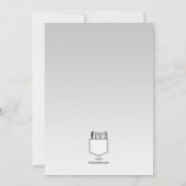 美容師ポケット卒業招待状 招待状 (裏面)