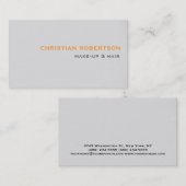 美容師メイクアップアーティストの名刺 名刺 (正面/裏面)