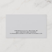 美容師メイクアップアーティストの名刺 名刺 (裏面)