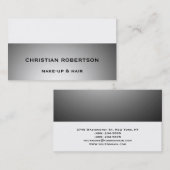 美容師メイクアップアーティストの名刺 名刺 (正面/裏面)