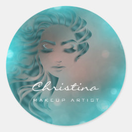美容師メイクアップアーティストウォーターアイドラッシュバラ ラウンドシール