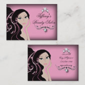 美容師メイクアップアーティストサロン美容師 名刺 (正面/裏面)