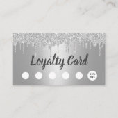 美容師メイクアップアーティストシルバードリップスロイヤリティ ロイヤリティカード (正面)