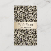 美容師メイクアップアーティストヒョウアポイントメント 予約カード (正面)