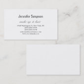 美容師メイクアップアーティストプロフェッショナル事業 名刺 (正面/裏面)