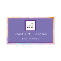 美容師メイクアップアーティスト美しいホログラフィックロゴ