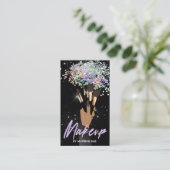 美容師メークアップアーティスト – 美しいサロンMUA 名刺 (スタンド正面)