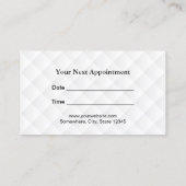 美容師モダンクラスヘアアポイントメント 予約カード (裏面)