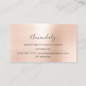 美容師モダンコイフールシザーズバラ金ゴールドVIP 名刺 (裏面)