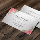 美容師モダンサロンフローラアポイントメント 予約カード