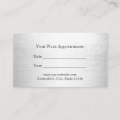 美容師モダンサロンフローラアポイントメント 予約カード (裏面)
