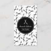 美容師モダンシザーパターンアポイントメント 予約カード (正面)