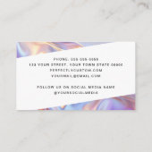 美容師モダンスタイリスト 名刺 (裏面)