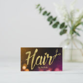 美容師モダンスパークルライトアポイントメント 予約カード (スタンド正面)