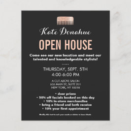 美容師モダンバラ金ゴールドシークンコムサロン チラシ