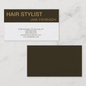 美容師モダンプロフェッショナル名刺 名刺 (正面/裏面)