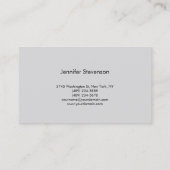 美容師モダンプロフェッショナル名刺 名刺 (裏面)