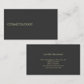 美容師モダンプロフェッショナル名刺 名刺 (正面/裏面)